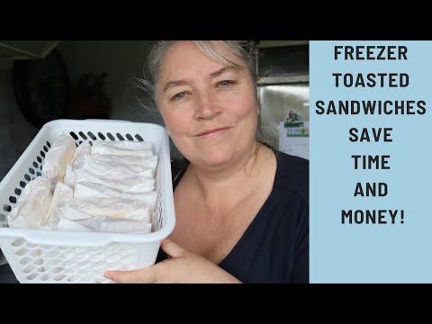 Toasted Sandwiches for the Freezer | Save TIME and MONEY