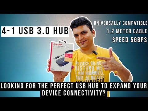 Honeywell Momentum 4-1 USB 3.0 Hub Review | Best USB Hub with Long Cable