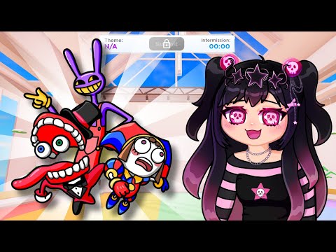 Drawing The Amazing Digital Circus in Every Roblox Game!