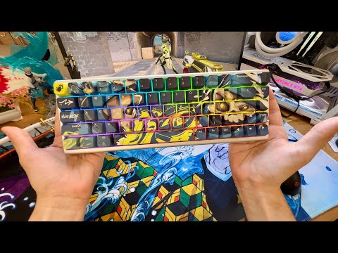 Esse Teclado Magnético é uma Obra de Arte - Nacho Customz Calabera Polar 65