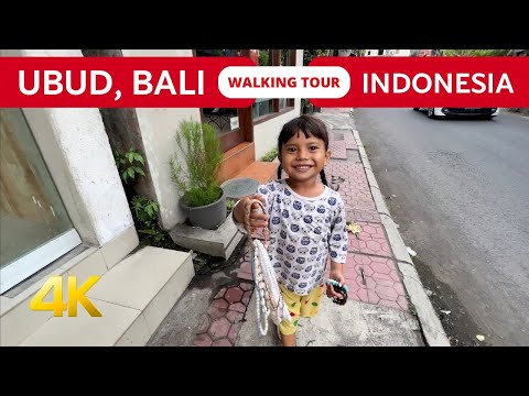 UBUD BALI Indonesia 🇮🇩 WALKING tour 2024 [4K]