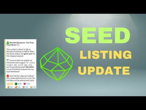 Seed | Seedezen Token New Update | Seed Listing Season | Seed Listing Update | Seedezen Listing |