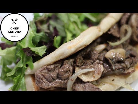 Greek Steak Sandwich