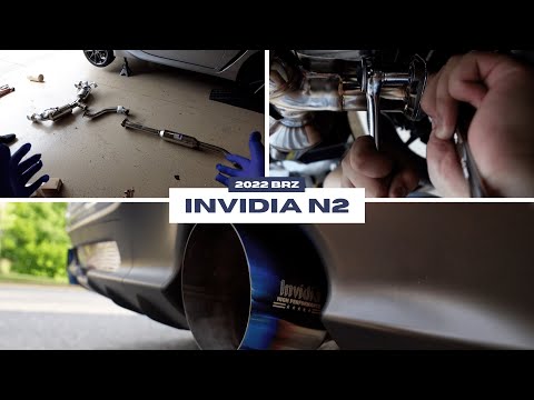 MY FIRST EXHAUST INSTALL FOR THE 2022 BRZ! - INVIDIA N2