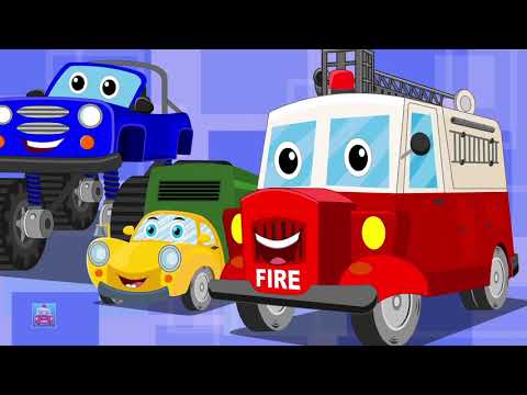 Hello Song | Nursery Rhymes and Kids Songs | Good Bye Song | Street Vehicles Cartoon Videos