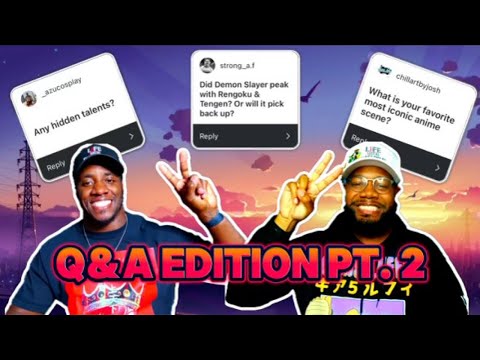 Live Q&A Pt. 2