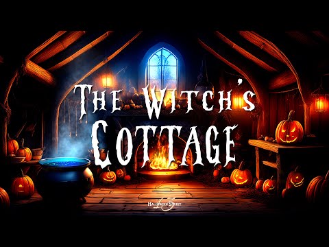 The Witch's Cottage 🧙 8 Hrs of Cozy and Evocative sounds. The Perfect Way to Celebrate Halloween!