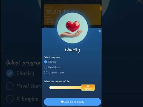 how to X empire donation qnd connect bitget wallet