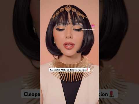 Cleopatra Makeup Transformation #halloweenmakeuplook