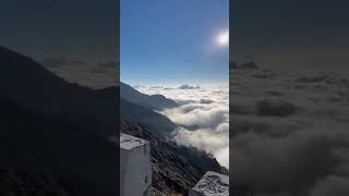 Sikkim, India ❤️ #sikkim #clouds #mountain #travel #travelmate #shorts #whatsappstatus