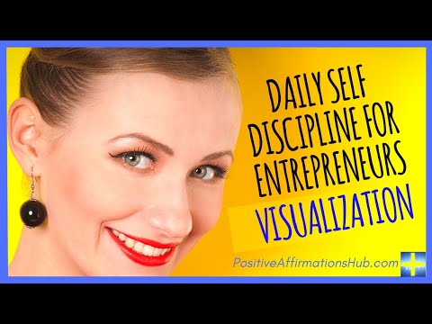 Daily Self discipline for Entrepreneurs Visualization