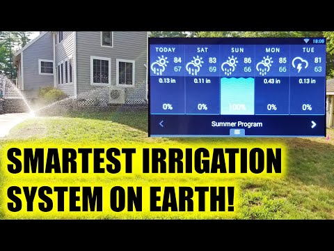 12 Zone SMARTHOME Irrigation - Complete Install + LOCAL/ACTUAL WEATHER REPORTING!