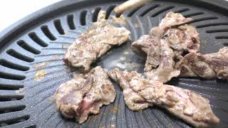 室内でひとり焼肉【煙の少ない焼肉プレート紹介】Roasted meat alone in the room [Smokeless grilled meat plate]