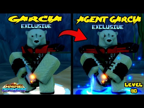 AGENT GARCIA LVL 80 EXCLUSIVE UNIT SHOWCASE - ANIME DEFENDERS