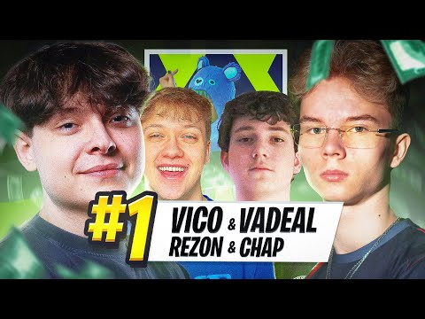 THE MOST DOMINANT SQUAD IN FORTNITE 😎 | ft. Vadeal, rezon ay & Chap