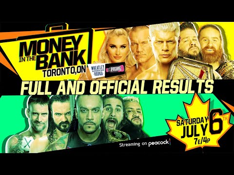 Full WWE Money in the Bank 2024 Results