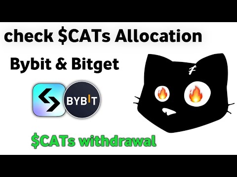 CATs listing date confirmed - cats Airdrop token price || cats  withdrawal BYBIT