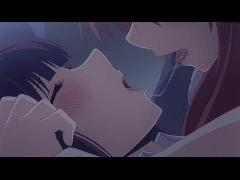 Shot on iphone meme but it's anime lesbian kiss