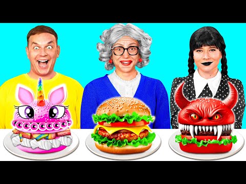 McDonald's Wednesday vs Grandma Cooking Challenge by BaRaDa Challenge