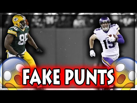 Fake Punts (NFL, NCAA, CFL)