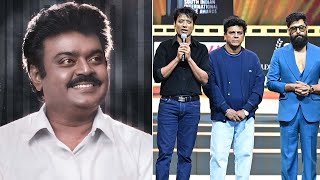 Heartfelt Tribute: South Stars Honor Captain Vijayakanth at SIIMA 2024