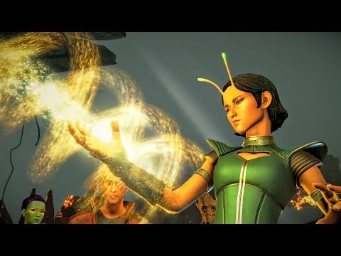 Death of Hala the Accuser. Mantis Consumes Forge Power (Guardians of the Galaxy | Telltale Games)