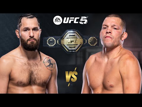 UFC 5 JORGE MASVIDAL VS. NATE DIAZ FOR THE UFC WORLD WELTERWEIGHT CHAMPIONSHIP BELT!