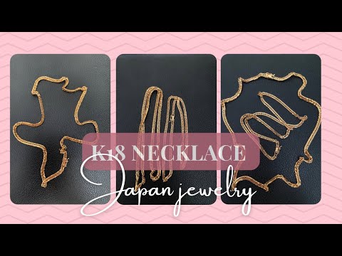 K18 japan gold 8カット トリプルカット喜平 8cut 8 triple cut necklace 40cm and 50cm #202