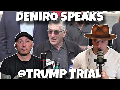 WHY BOBBY...WHY?!?! Robert Deniro Gives Press Conference Outside of Trump Trial