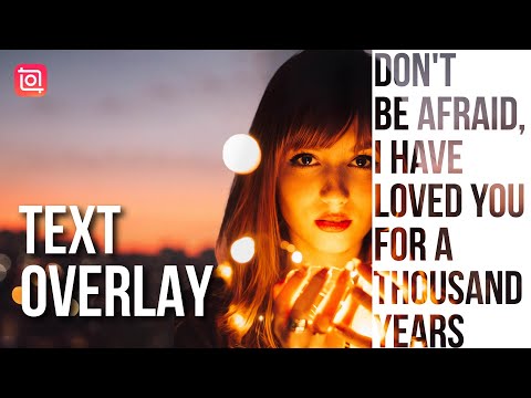 Text Overlay Effect Video Editing Tutorial with InShot | 🎶Trending Lyrics Video Tutorial