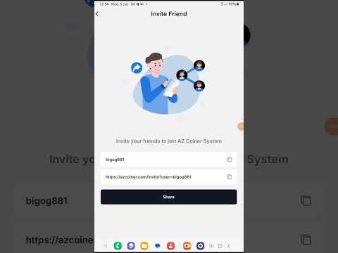 AZCOINER free Airdrop mining app in 2024 | make  free $500 for free | most watch