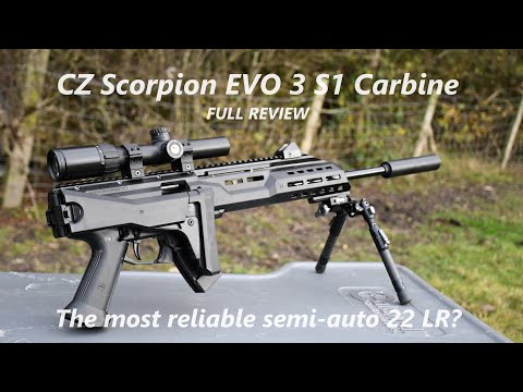 CZ Scorpion EVO 3 S1 Carbine, THE MOST reliable Semi Automatic 22 LR I have ever used!