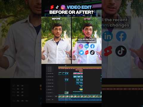Video Editing - Before/After and BTS