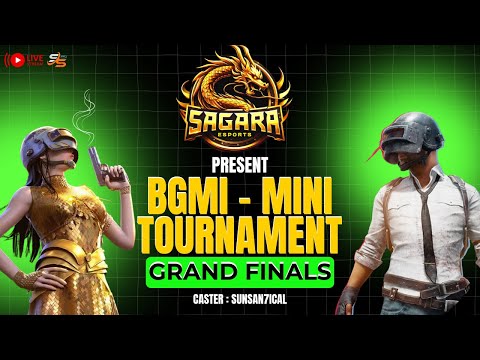 [GRAND FINALS] SAGARA ESPORTS PRESENT MINI BGMI TOURNAMENT || CASTER : SUNSAN7ICAL