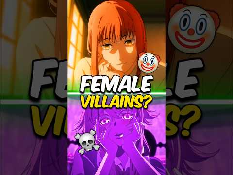 5 BEST Female VILLAINS in Anime 😳? || #shorts #anime