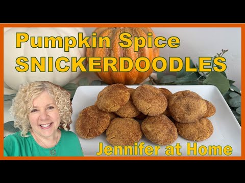 PUMPKIN SNICKERDOODLE COOKIES #snickerdoodle #pumpkinspicecookies #pumpkincookies #cookies #dessert