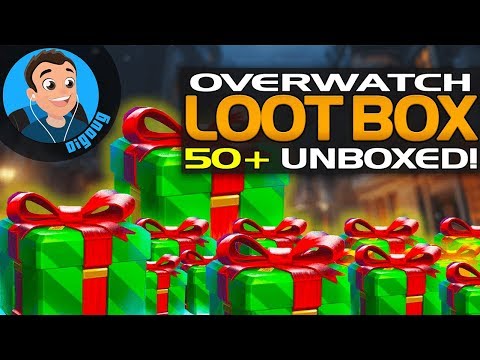 Opening over 50 Overwatch Winter Wonderland 2017 Loot Boxes! Will we get something epic?