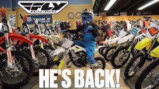 HE'S BACK! WHAT DO I NEED TO START MOTOCROSS | GETTING KIDS STARTED ON DIRT BIKES | KIDS MX GEAR