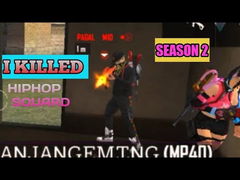 I killed HipHop  squard in rank match | ARYA YT  how to kill whole squard in rank match