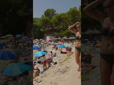 Beach Mallorca, Spain | Cala Comptessa - Illetas | Summer 2023  #travel #beach #walkthrough