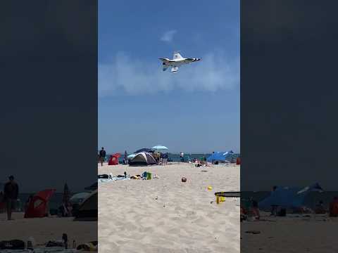 Thunderbirds sneak pass at the beach!