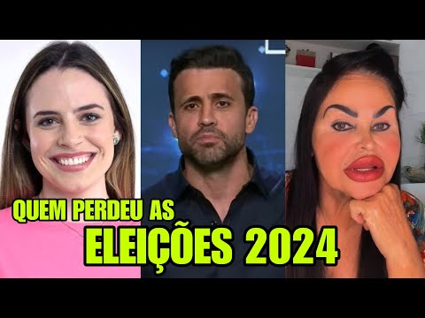 16 FAMOSOS QUE NÃO SE ELEGERAM NAS ELEIÇÕES 2024 e os QUE FORAM ELEITOS #2