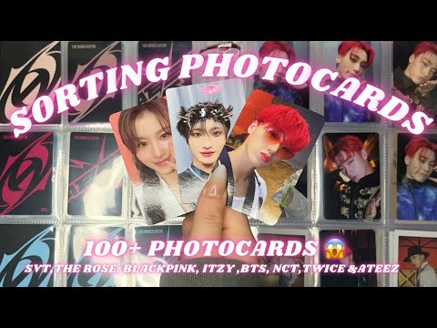 Sorting  Photocards # 5 ( 100 + photocards)