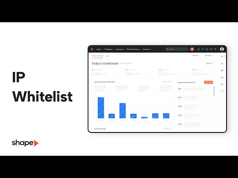 IP Whitelisting in Shape Software