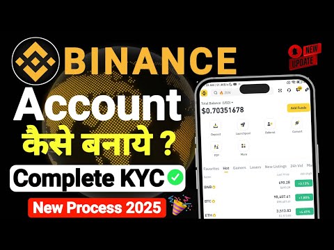 How to Create Binance Account in India | Crypto Binance Account Kaise Banaye Step by Step Guide 2025