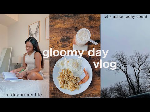 a gloomy, but still productive day ☁ day in my life vlog 2022 (newyears day, GRWM, grocery shopping)