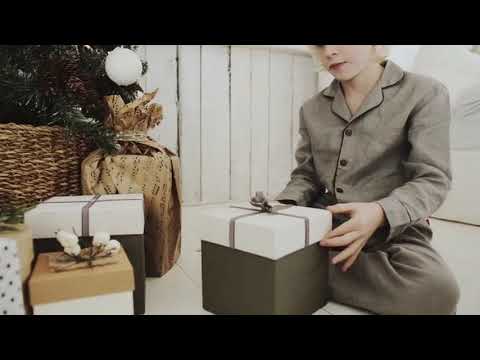 Boy and Christmas Gift | Copyright Free Video Footage