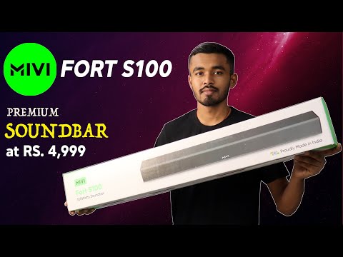 Mivi Fort S100 with 2 in-built subwoofers | Unboxing & Review |  Best Soundbar Under 5000