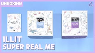 ILLIT 'SUPER REAL ME' Standard & Weverse Album Versions #Unboxing (26/03/2024)