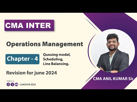 CMA INTER  || OM ||Revision for June 2024 || CH 4  MISC TOPICS || By CMA ANIL KUMAR B (AIR 4 & 42 )